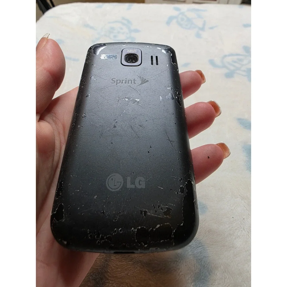 LG Optimus S‎ LS670 Sprint Android Smartphone Black 3.2MP Camera Vintage